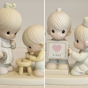 Precious Moments Figurine Bundle – Love Never Fails & X-Ray Heart